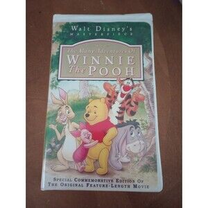 The Many Adventures of Winnie the Pooh VHS | Vintage Disney | Good Condition|